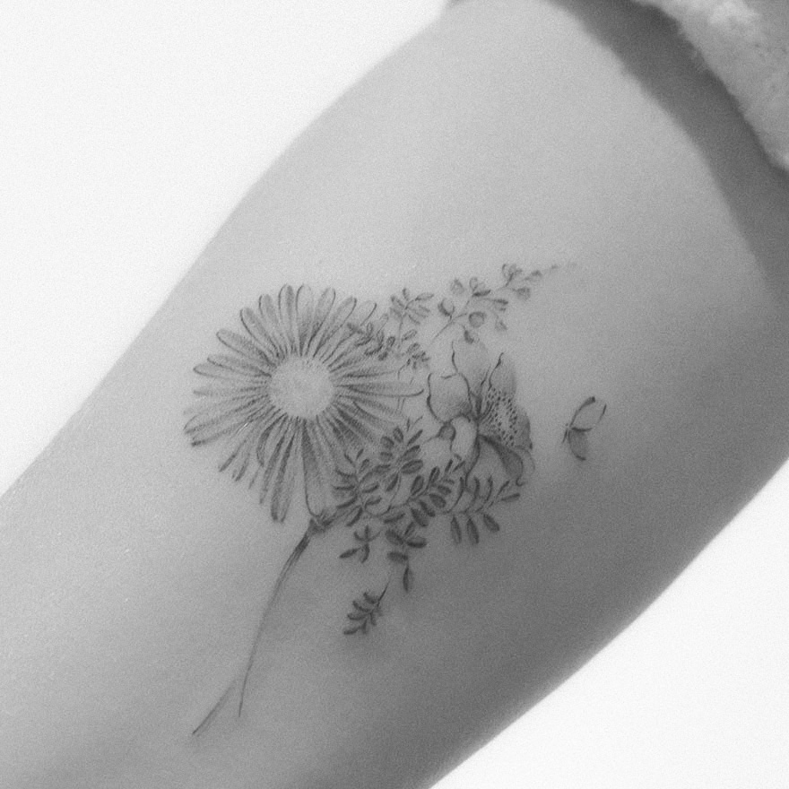 Floral tattoos - Amsterdam