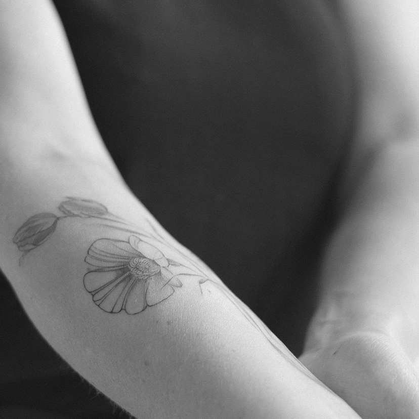 Floral tattoos - Amsterdam