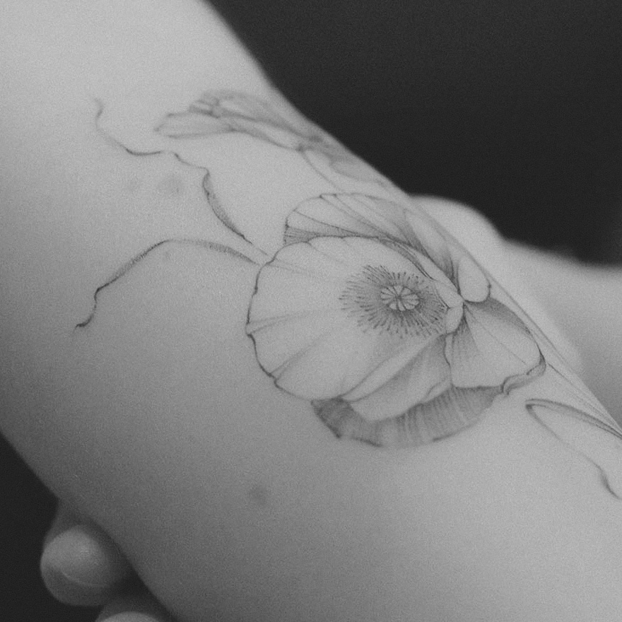 Floral tattoos - Amsterdam