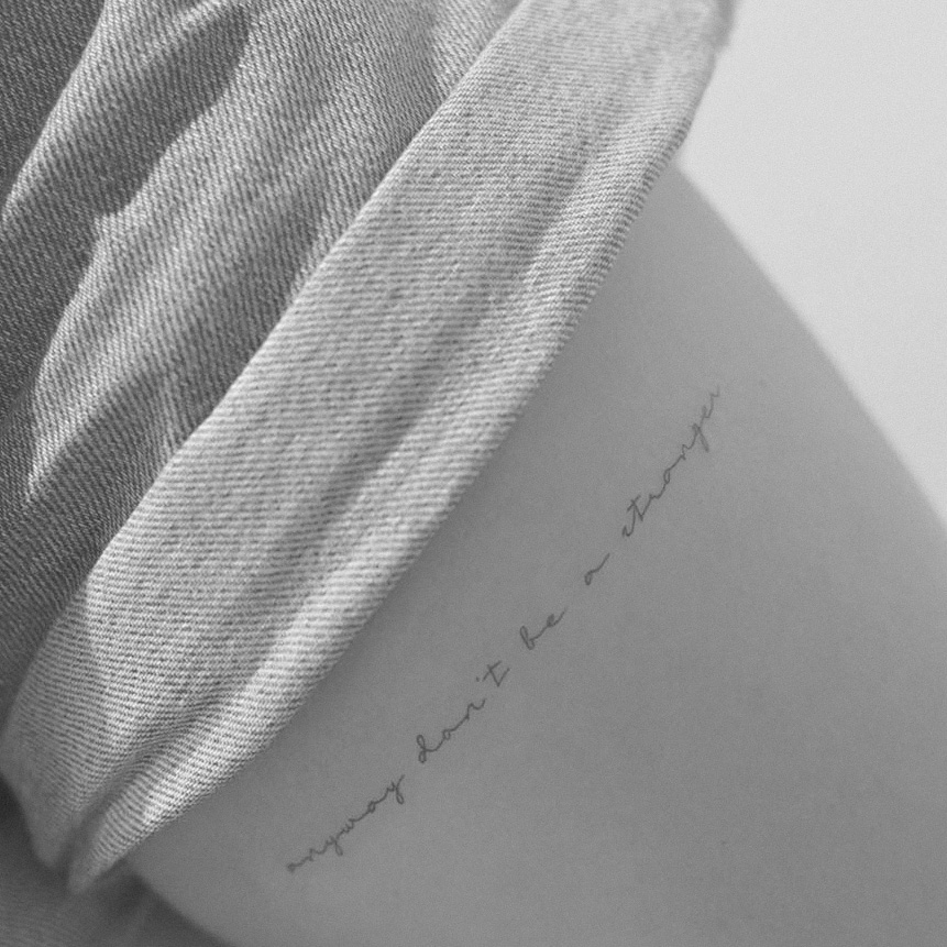 Custom Minimalist Tattoos in the Netherlands