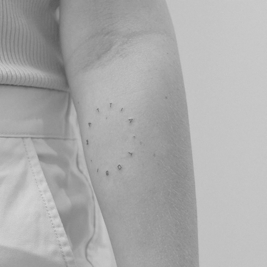 Elegant Minimalist Tattoos by Amsterdam Artists
