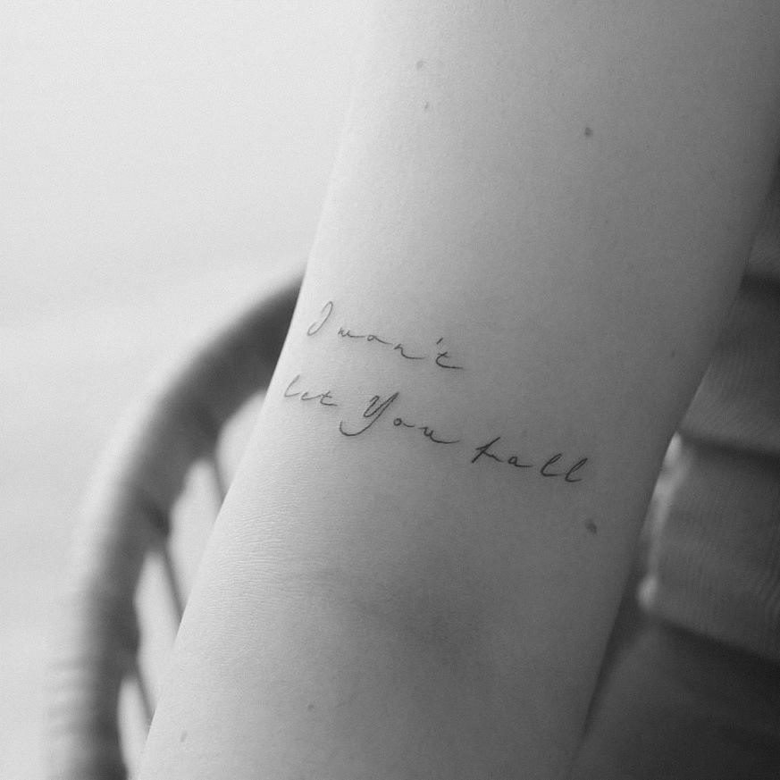 Minimalist Fineline Tattoos in Amsterdam
